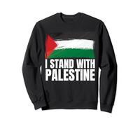 Palestine Flag Palestinian Map People Lovers Men Women Sweatshirt