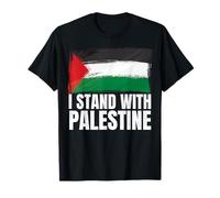 Palestine Flag Palestinian Map People Lovers Men Women T-Shirt