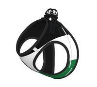 Palestine Flag Print Adjustable Harness Leash Set For Cats And Dogs, Soft Breathable Kitten Puppy Mesh Vest With Reflective Design, Escape-Proof Lead For Small Pets Walking Training