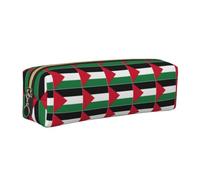Palestine Flag Print Adults Pencil Case Pouch Stationery Organizer Office Travel Supply Accessory