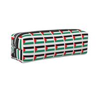 Palestine Flag Print Adults Pencil Case Pouch Stationery Organizer Office Travel Supply Accessory