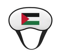 Palestine Flag Print Adults Washable Eye Mask for Nap Light Blocking for Home Hotel Airplane Camping