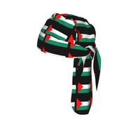 Palestine flag Print Breathable Versatile Cycling Cap for Men Women Headband Yoga Running Sweatband
