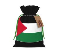 Palestine flag print Christmas Bag - Premium Holiday packet, Festive Xmas Packaging with Joyful Designs
