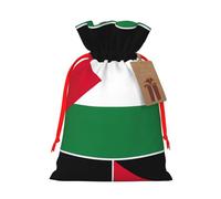 Palestine Flag Print Drawstring Gift Bags Packaging Party Candy Goodie Bag Xmas Presents Decor Holiday Giving