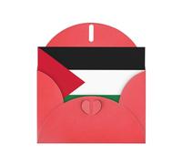 Palestine flag Print Greeting card Blank card with envelope,Unique Designs for Festivals Invitations