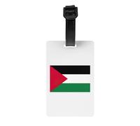 Palestine Flag Print Luggage Tags Suitcases Waterproof Labels Set for Daily Use Cruise Ships Air Travel