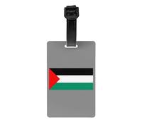 Palestine Flag Print Luggage Tags Suitcases Waterproof Labels Set for Daily Use Cruise Ships Air Travel