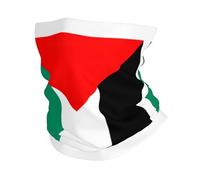 Palestine Flag Print Neck Warmer Ultra-Soft, Stretchy Neck Gaiter Winter Neck Gaiter Warmer For Menand Women
