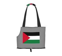 Palestine Flag Print Pet Tote Bag, Foldable Single Shoulder Pet Carrier For Small Pets Dogs Cats