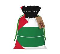 Palestine Flag Print Reusable Gift Bags,Drawstring Gift Bags For Jewelry And Gifts,For Festive Occasions