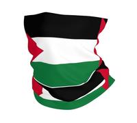 Palestine Flag Print Ski Face Cover Cold Weather Scarf For Men Women, Neck Warmer Gaiter For Skiing Running