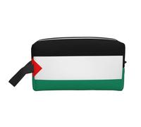 Palestine Flag Print Toiletry Bag for Men, Cosmetic Bag Spacious Capacity Travel Toiletry Bag for Women