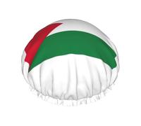 Palestine flag Print Versatile Shower Hat for Women Men Reusable Lightweight Soft Bath Hair Cap