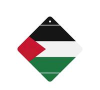 Palestine Flag Printing 10 Pieces Air Freshener Cards,Car Scented Hanging Air Freshener Fragrant Sheets For Car Use