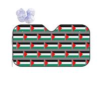 Palestine Flag Printing Summer Sun Shade Sunshade Windshield Cover Front Window Shade Sun Visor Shade Car Accessories
