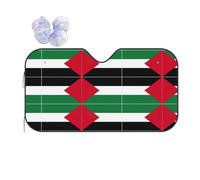Palestine Flag Printing Summer Sun Shade Sunshade Windshield Cover Front Window Shade Sun Visor Shade Car Accessories