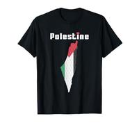 Palestine flag scarf, cute palestine scarf map gift T-Shirt