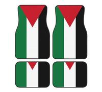 Palestine Flag1 Non-Slip Car Floor Mats 4-Piece Set Full Coverage Vehicle Liners Universal Fit Auto Accessories