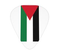 palestine flag1 print Celluloid Guitar Plectrums for Acoustic Guitar Bass,Guitar Picks with Organizer Box