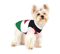 Palestine flag1 Print Lightweight Tank Top for Dogs Dog Shirts for Small Dogs Stretchy T Shirts Sleeveless Vest