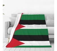 Palestine Flag1 Print Soft Warm Blankets Fleece Throw, Lightweight Flannel Fleece Blanket For Bed Sofa Couch