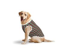 Palestine Flagprint Medium Large Pets Vest Breathable Cozy Home Party Sleeveless Tank Top T-Shirt
