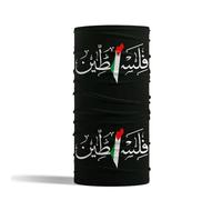 Palestine Flags Pattern Neck Gaiter Windproof Face Mask Cover Scarf Headband Hiking Face Cover Neck Gaiter Half Mask Ski Mask Neck Gaiter Motorcycle Riding Face Cover