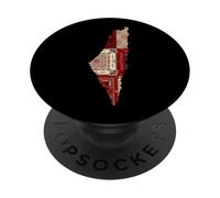 Palestine Free in Arabic Gaza Flag PopSockets Adhesive PopGrip