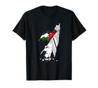 Palestine Free in Arabic Gaza Flag T-Shirt