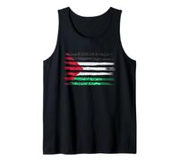 Palestine Free Palestine in Arabic Free Gaza Palestine Flag Tank Top