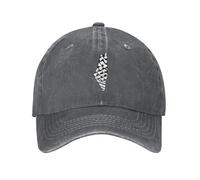 Palestine Map with Keffiyeh Baseball Cap - Distressed Washed Cotton Denim Cap,Classic Trucker Hat Golf Cap Casual Sun Hat Adjustable Outdoor Sport Caps,Dark Gray,One Size