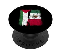 Palestine Mexico Half Flag Palestinian Mexican Heritage PopSockets Adhesive PopGrip