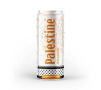 Palestine Orange - Pack of 24 330ml Cans - Fizzy Drinks made with Natural Ingredients - Natural Flavouring with No Added Preservatives - Halal & Vegan - Multi Pack - Liberty for Everyone
