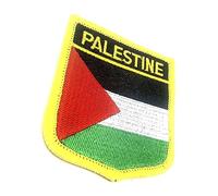 Palestine Palestinian Middle East Flag Iron On Embroidered Fabric Sew On Patch Pack of 1