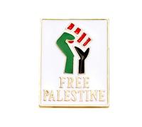 Palestine Peace Symbol Brooch -Palestine Flag Support Armband, World Peace Pin with Elegant Design, Lightweight Metal Badge for Fashion, Gifts & Cultural Awareness (style B)