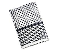 Palestine Scarf, Arabic Keffiyeh, Palestine Keffiyeh, Palestine Hijab Scarf for Women, Breathable Arabic Palestine Headscarves, Chiffon Scarf, Palestine Keffiyeh, Printed, black / white, Siehe