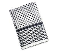 Palestine Scarf, Classic Plaid Palestinian Scarf with Fine Edging, Chiffon Wraps, Long Printed Arab, Arabic Bandana, Palestine Headscarves for Women and Girls Daily Wearing