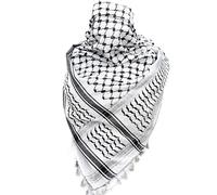 Palestine Scarf, Keffiyeh, Arafat Hatta, Wide With Tassels, Shemagh Keffiyeh Arab Houndstooth100% Y2