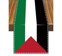 Palestine Table Runner,Palestinian Flag Tablecolth For Dining Home Decor Runners