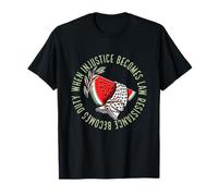 Palestine Watermelon Keffiyeh Palestinian Solidarity Justice T-Shirt