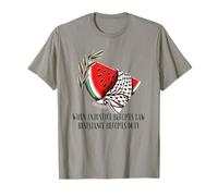 Palestine Watermelon Keffiyeh Palestinian Solidarity Vintage T-Shirt