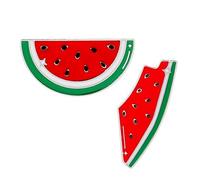Palestine Watermelon Pins, Palestinian Flag Button Pin, Palestine Peace Brooch, Free Palestine Brooches, Symbol of Unity & Cooperation, Elegant Design for Advocacy Free & Support Palestine (styleA+B)