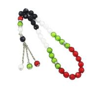 Palestinian Bracelet,Palestinian Flag Beaded Bracelet, Palestinian Flag Wristbands,Free Gaza Wristbands Palestine Save Black