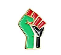 Palestinian Flag Brooch,Palestine Flag Pin Badge,Metal Souvenir Badge,Mini Palestine Clothes For Hat Badge Flags Ba National