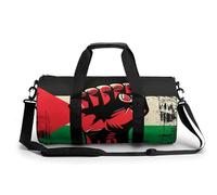Palestinian Flag Fist Human Rights Gym Duffel Bag Sports Shoulder Backpack Travel Weekender Handbag for Men Women