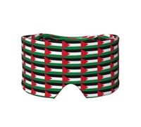 Palestinian Flag Print Soft Eye and Ear Muffs for Adults Sleeping Protection Cover for Travel Nap Relief