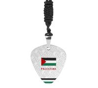Palestinian Free Palestine Fashion Guitar Picks Necklace Music Jewellery Personalized Pendant