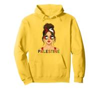 Palestinian Girl Palestine Flag Palestinian Girlfriend Wife Pullover Hoodie