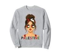 Palestinian Girl Palestine Flag Palestinian Girlfriend Wife Sweatshirt